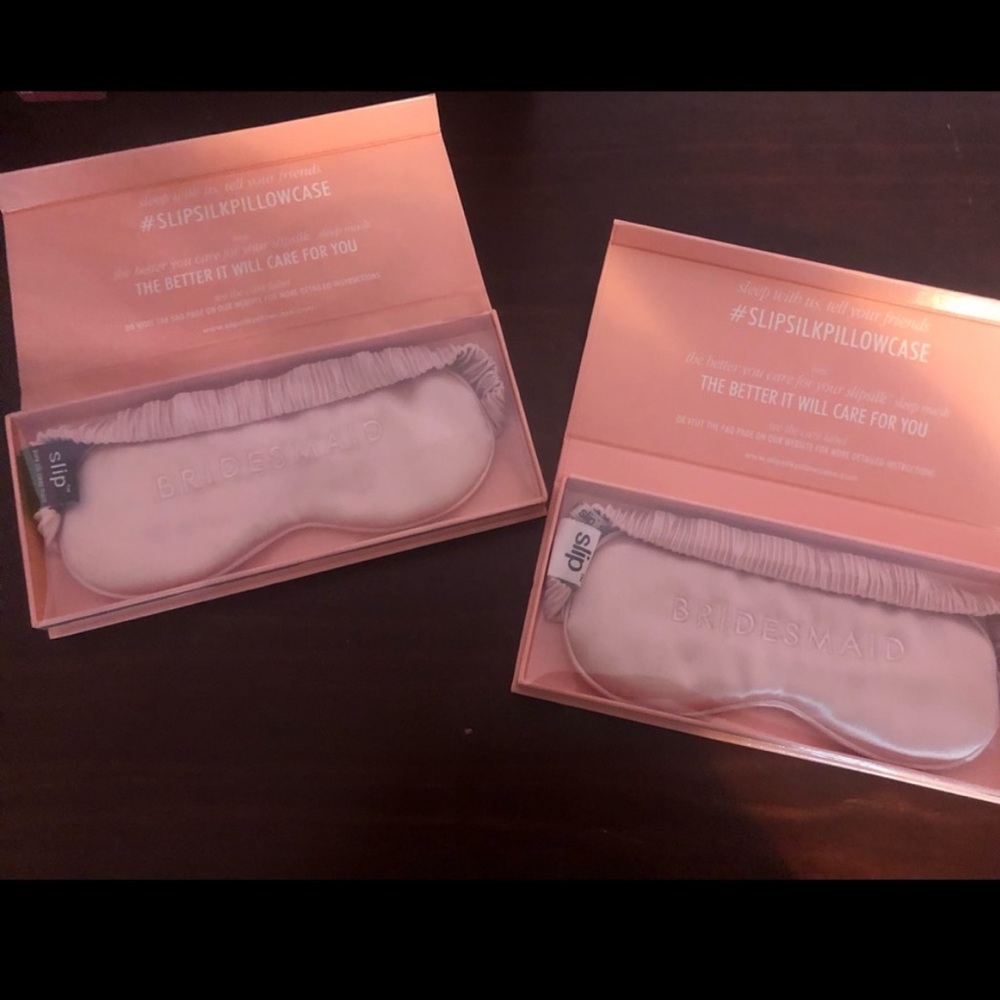 RESERVED FOR @acsnavely - set of 2 slip masks